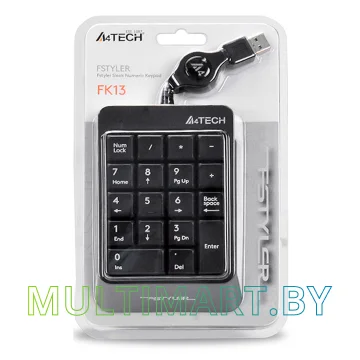 Цифровой блок A4Tech Fstyler FK13 (серый) картинка 3